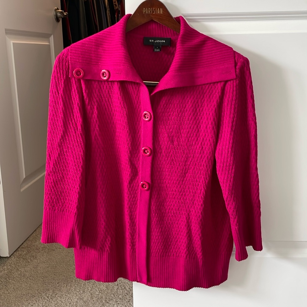 St John Cardigan Size Small Wool